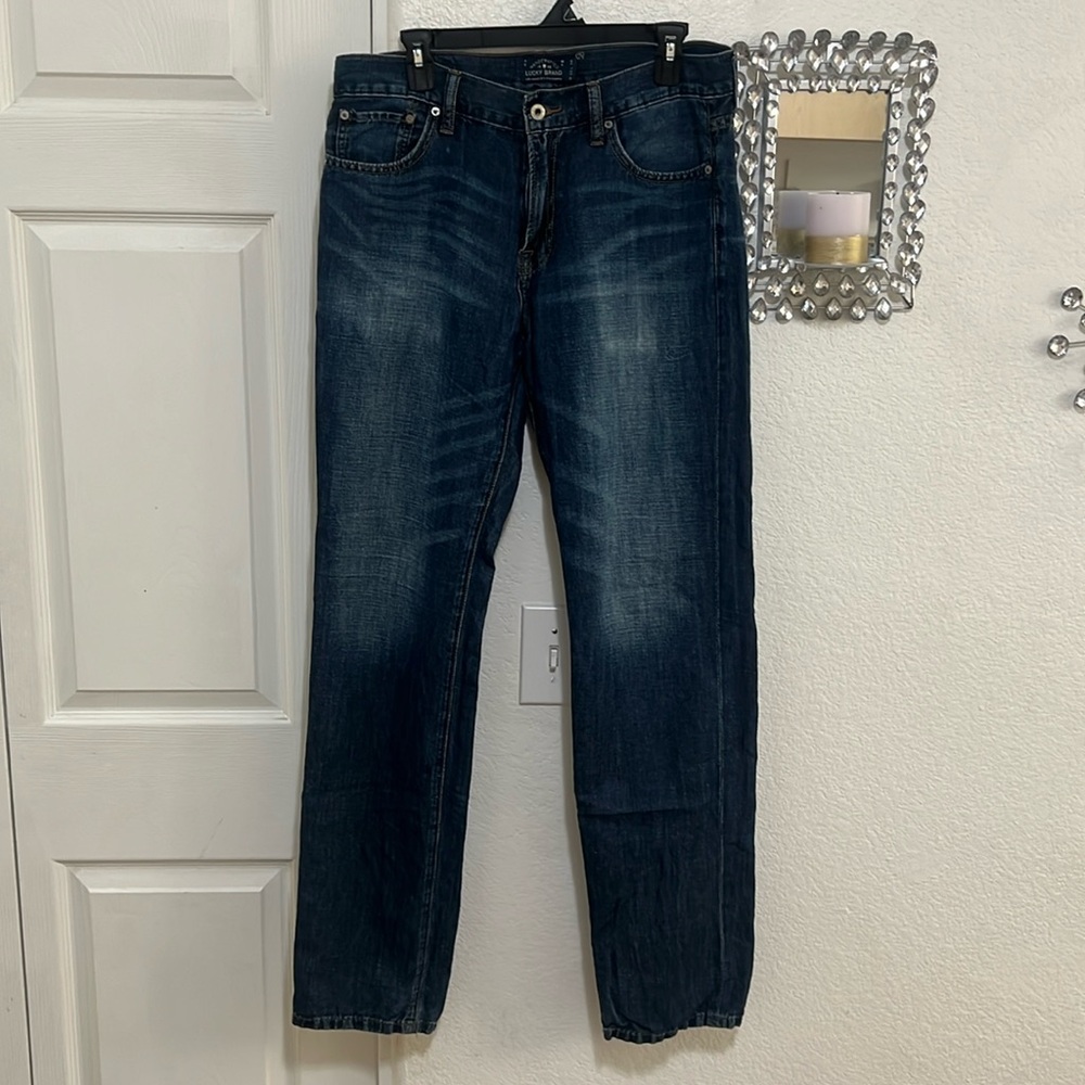Mens Lucky Brand Jeans SZ 33 by34